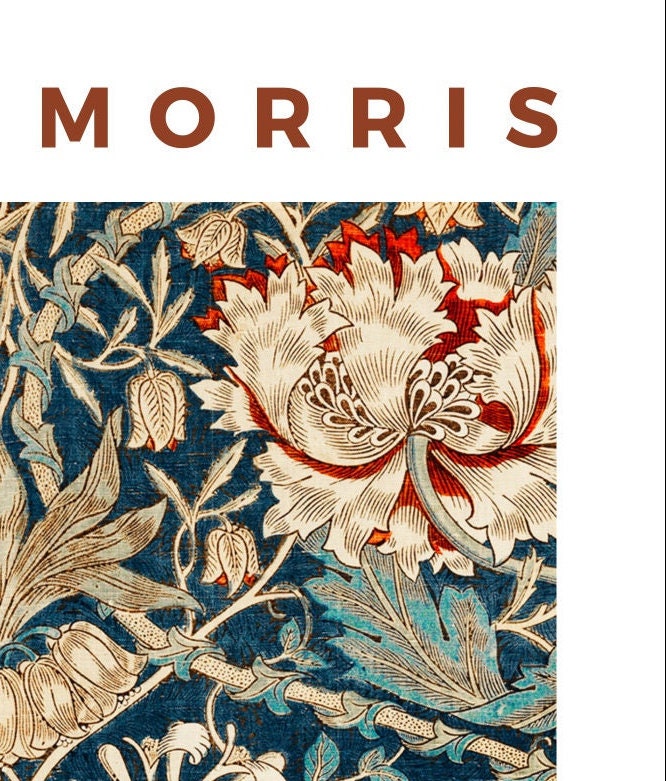 William Morris Honeysuckle Art Nouveau Exhibition Poster
