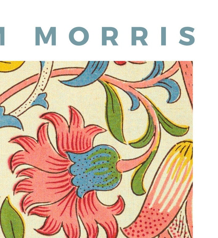 William Morris Lodden Print: Art Nouveau Floral Wall Art