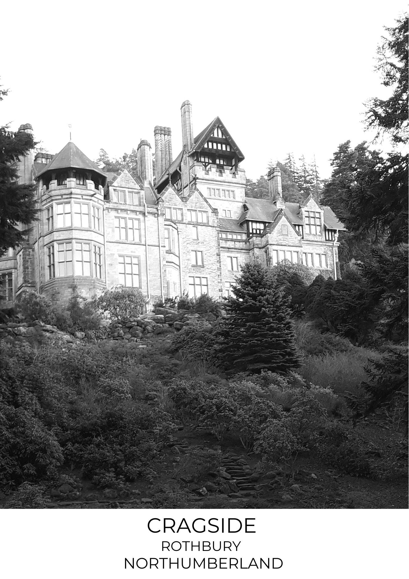 Cragside House Photography Print: Northumberland National Trust Wall Art