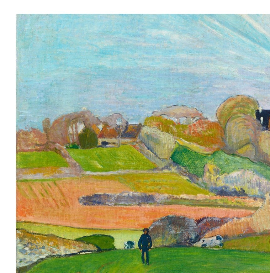 Gauguin Landscape Art Print: French Post-Impressionist Wall Decor