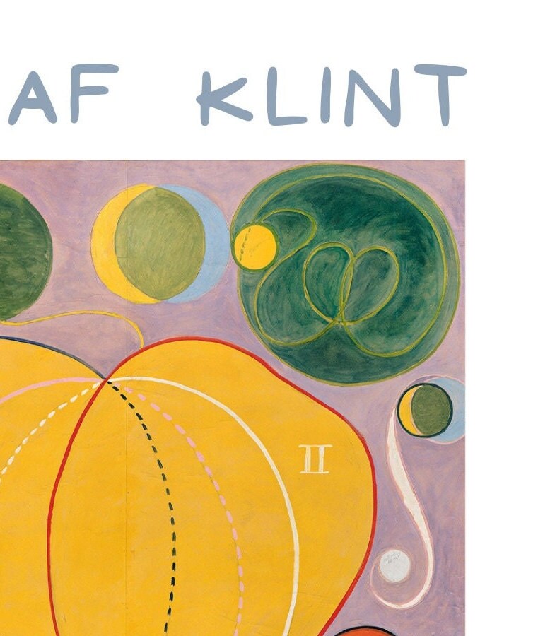 Hilma Af Klint - The Ten Largest No 7 - Adulthood Fine Art Print