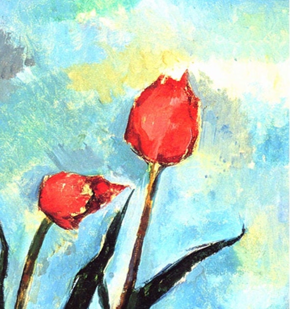 Cezanne Tulips Print: Museum Exhibition Wall Art