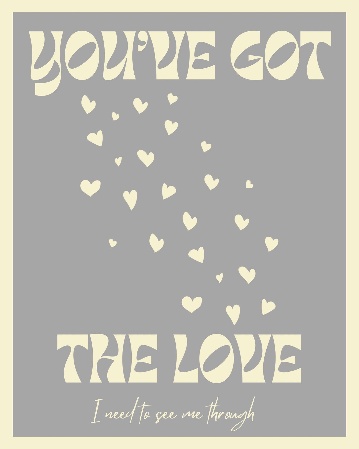 Candi Staton 'You've Got The Love' Lyrics Print: Pop Music Wall Art
