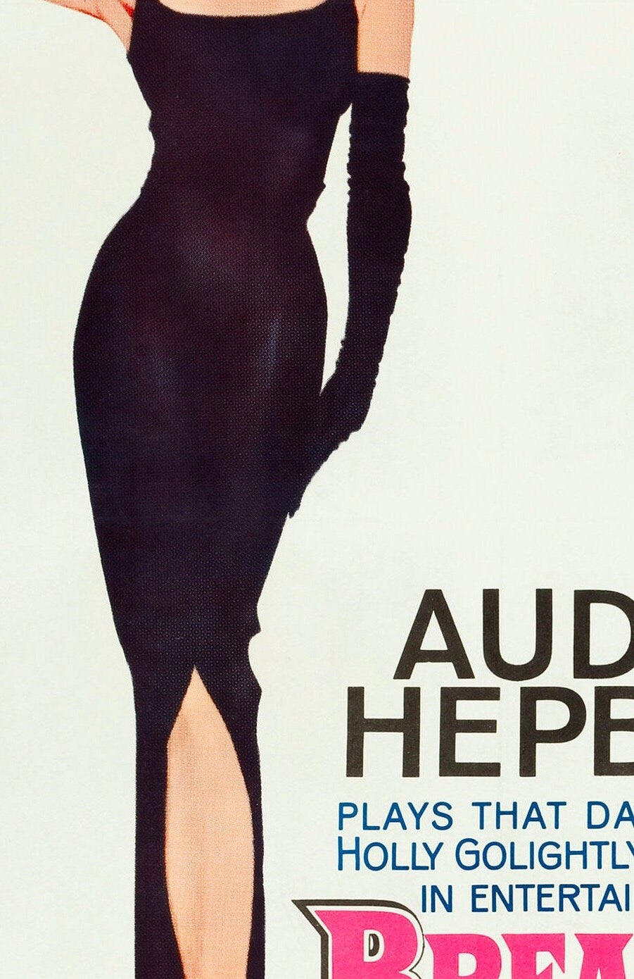 Breakfast at Tiffany's Movie Poster: Audrey Hepburn, Vintage Cinema Art