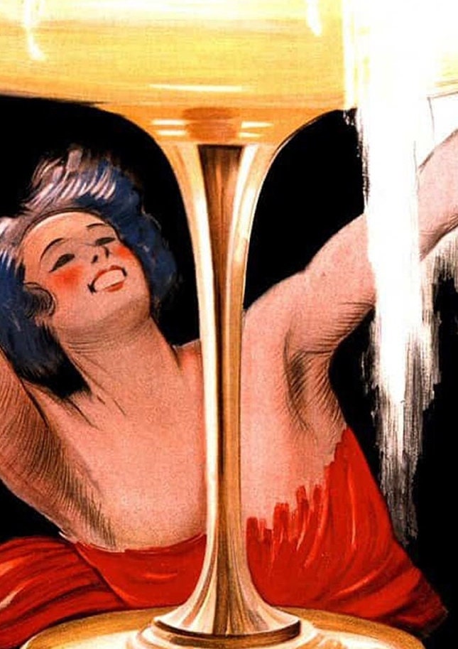 Contralto Vintage Drink Poster: Paris Bar Wall Art