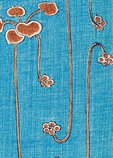 Watanabe Seitei Vine Leaves Print: Japanese Oriental Art