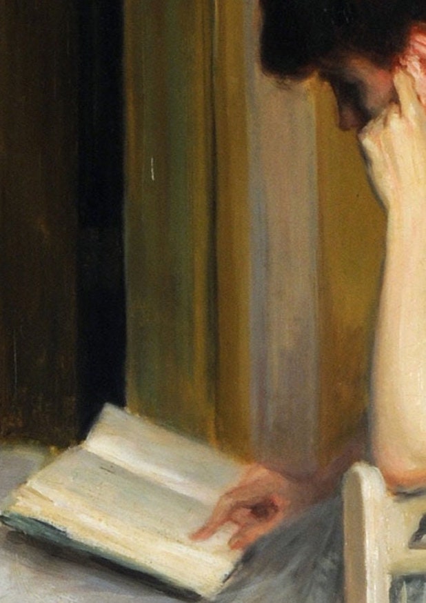 Jacques Émile Blanche - The Reader - Fine Art Print