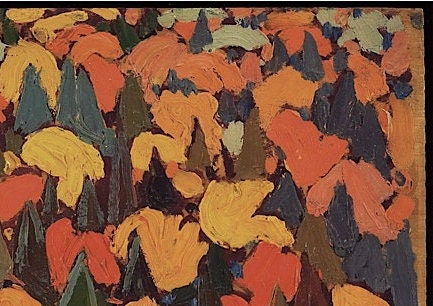 Tom Thomson Autumn Foliage Art Print: Vintage Canadian Landscape