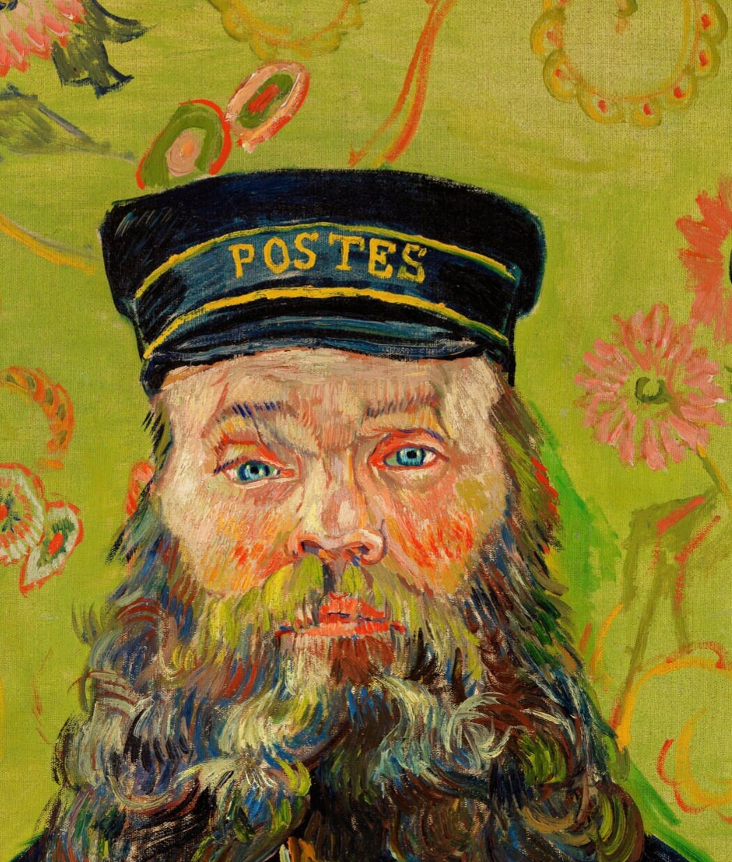 Van Gogh Print: Postman Joseph Roulin, Impressionist Wall Art