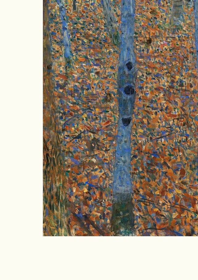 Gustav Klimt Beech Grove Print: Austrian Art, Forest Wall Decor