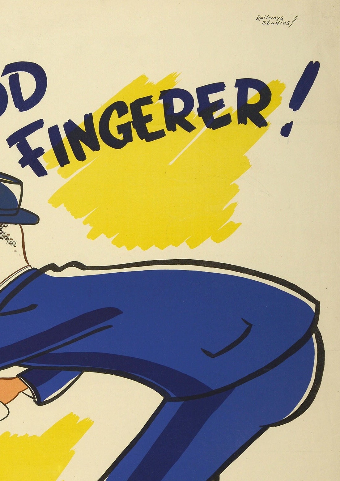 Vintage Food Safety Poster: Funny Kitchen Wall Art (A4/A3 Print)