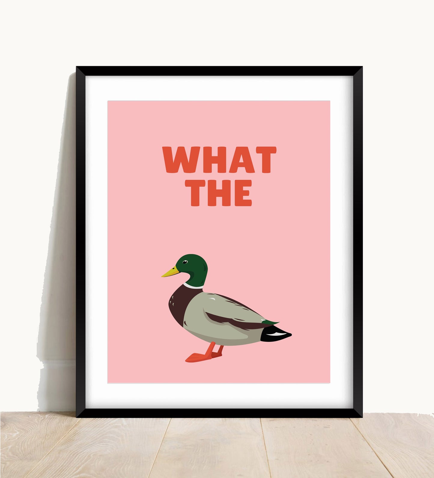 What the Duck Wall Print