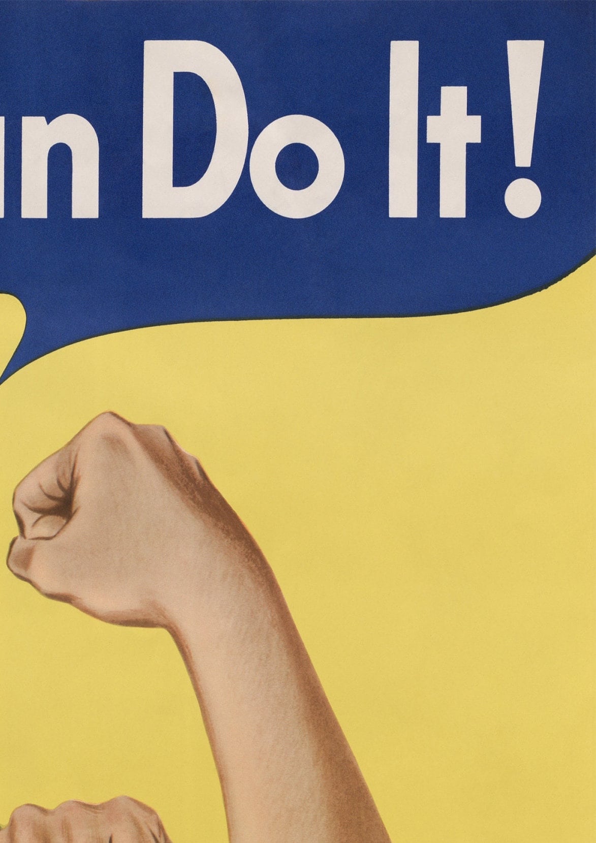 Rosie the Riveter Poster: We Can Do It, Vintage Style Print