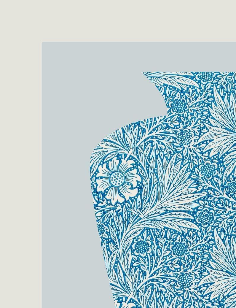 William Morris Marigold Print: Vintage Floral Wall Art