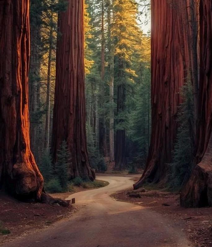 Sequoia National Park Print: Vintage Travel Poster, Nature Wall Art