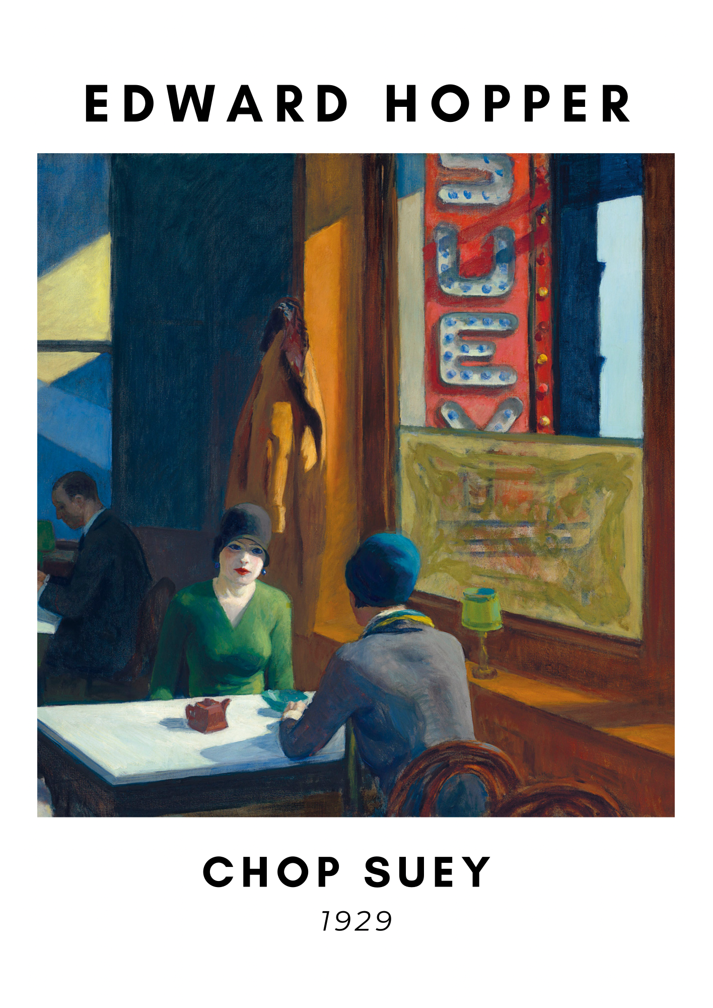 Edward Hopper, Chop Suey Print