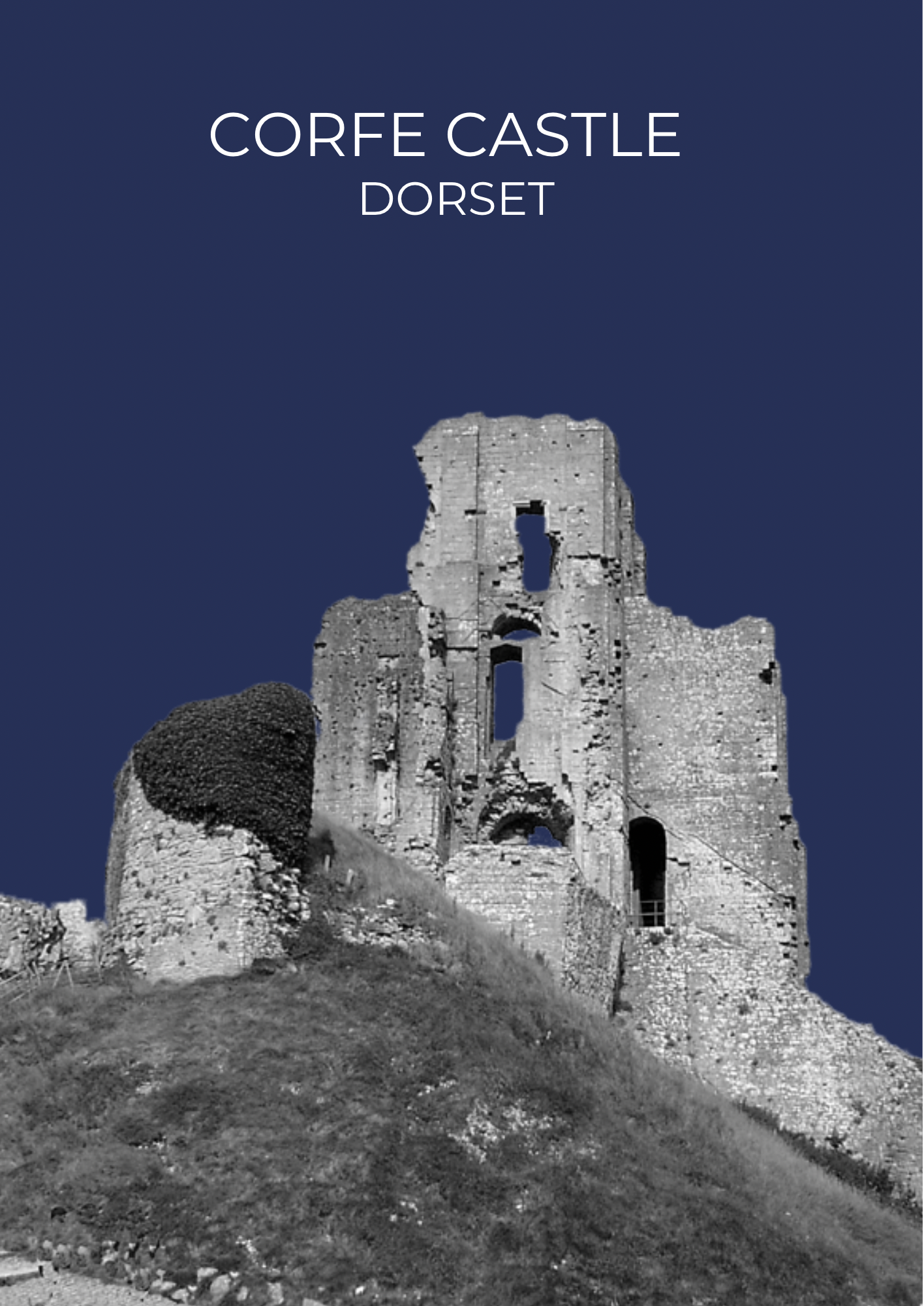 Corfe Castle, Dorset, Print