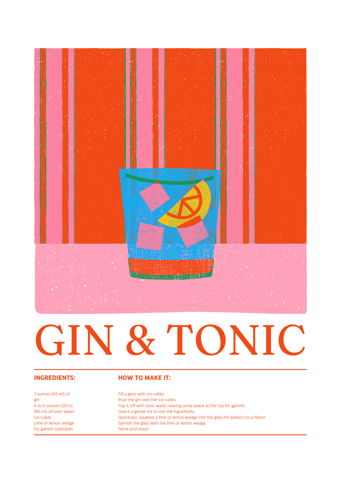 Cocktails Print