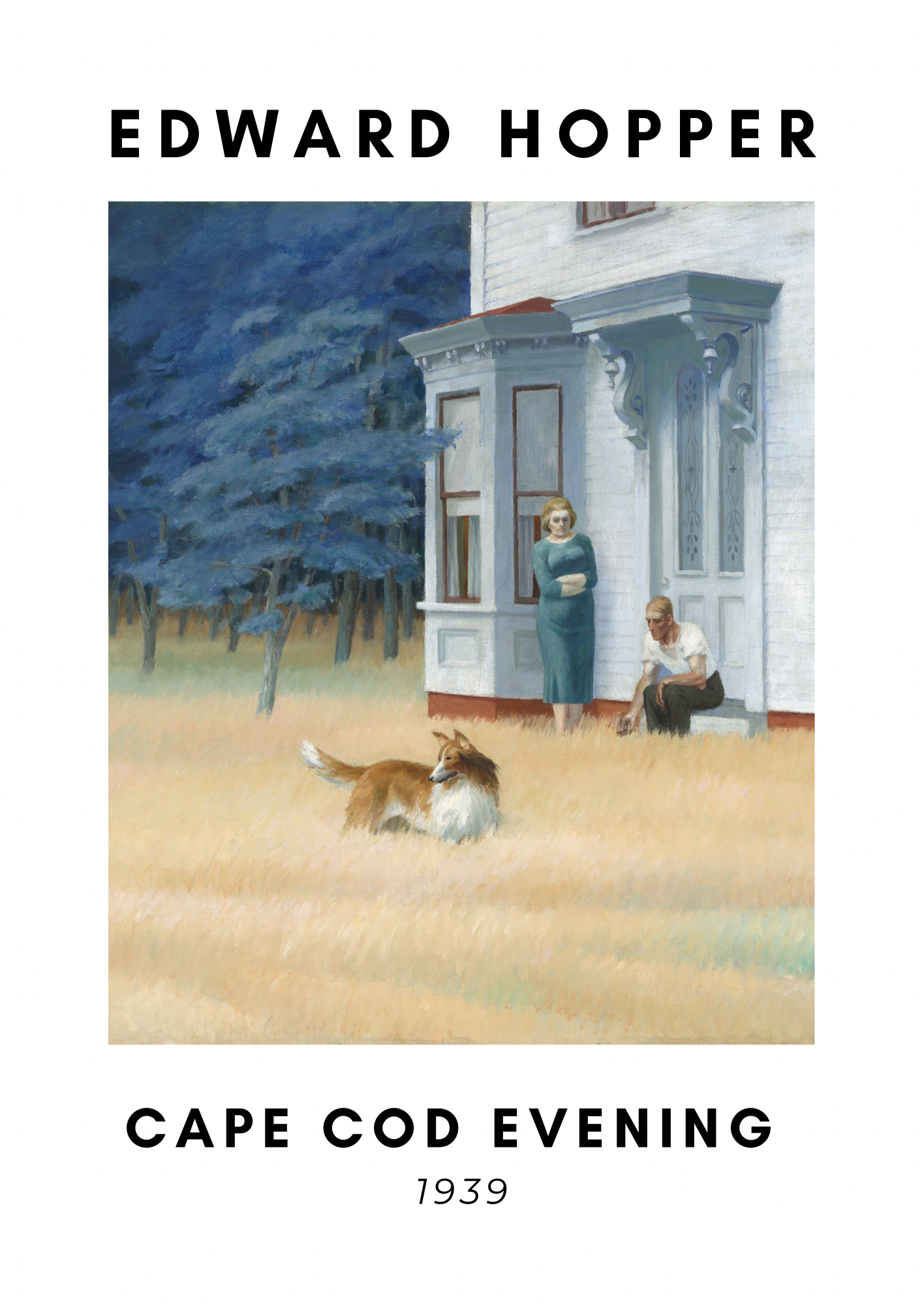 Edward Hopper, Cape Cod Evening, Print