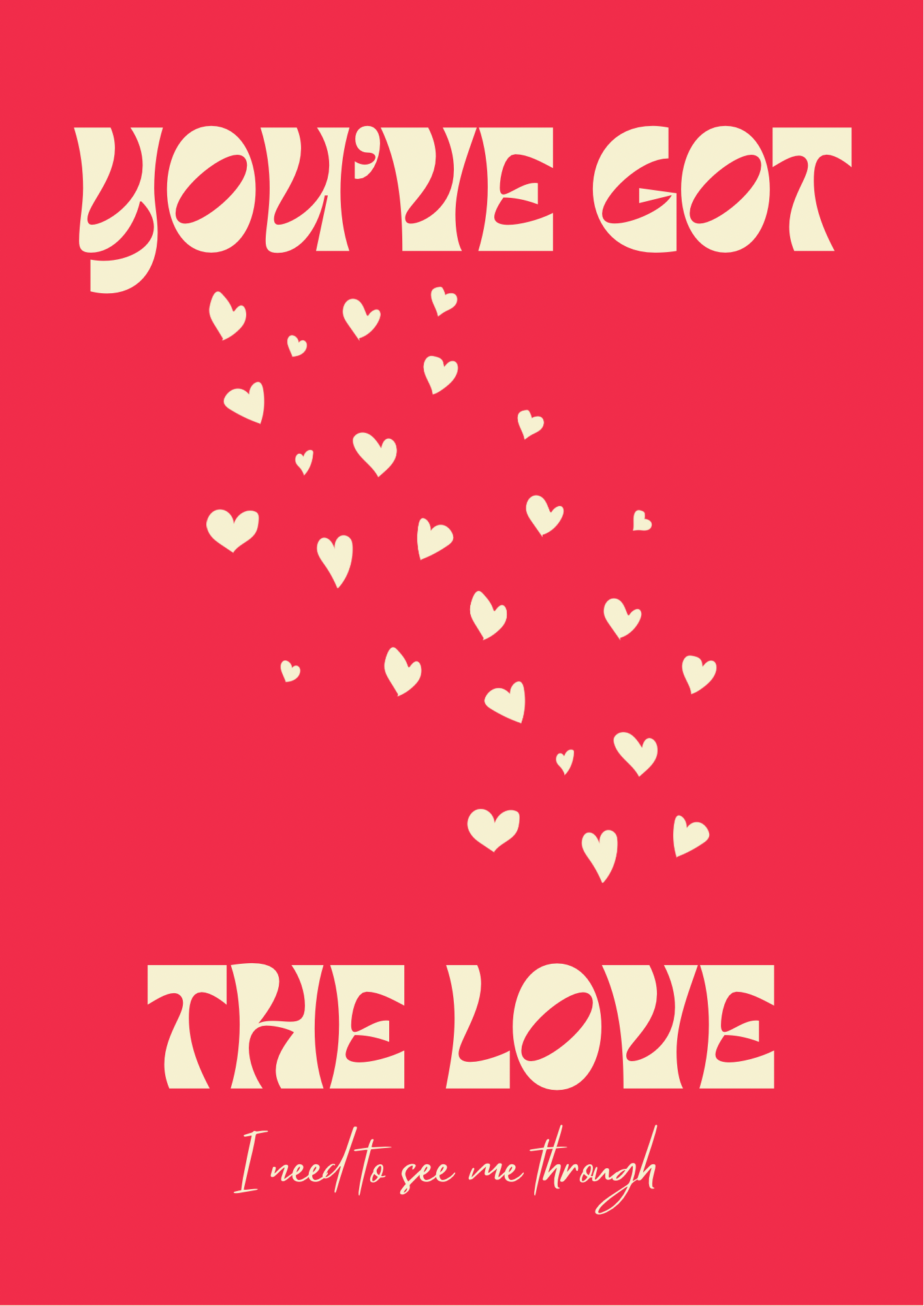 Candi Staton, You’ve Got The Love Lyric Print