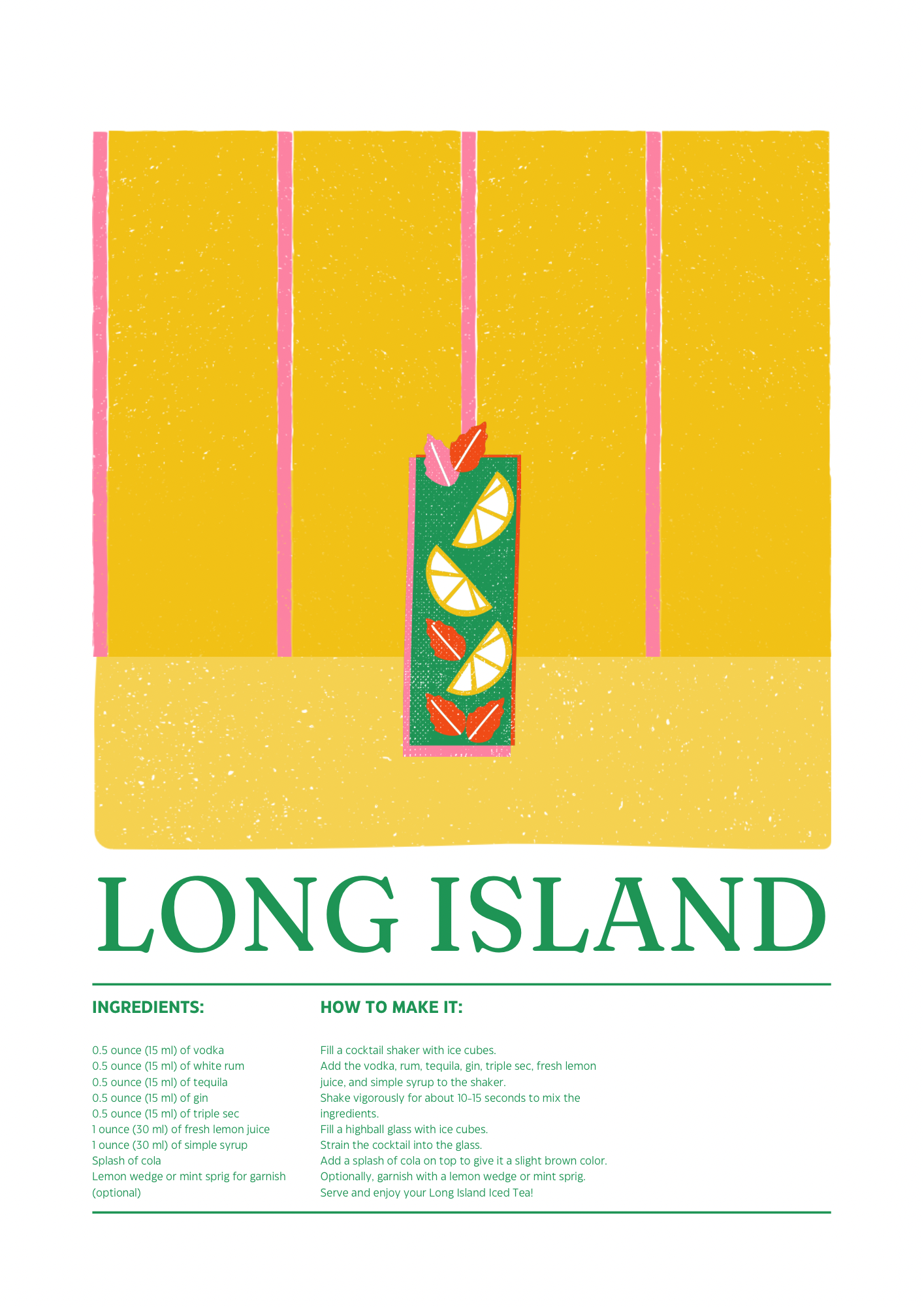 Cocktails Print