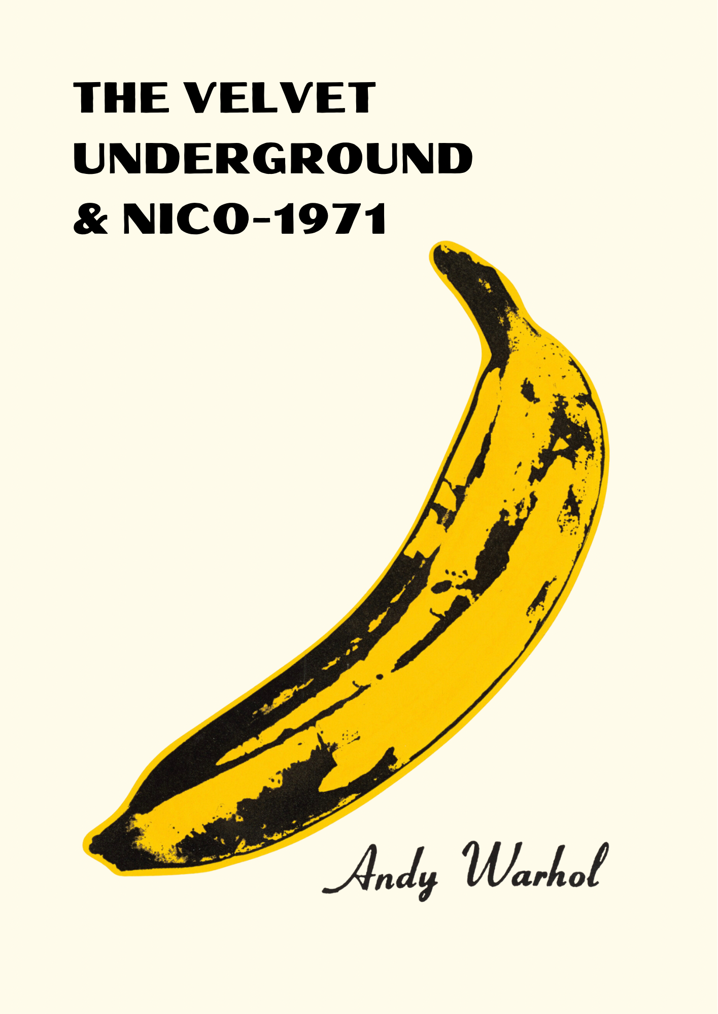 Andy Warhol, The Velvet Underground and Nico Print