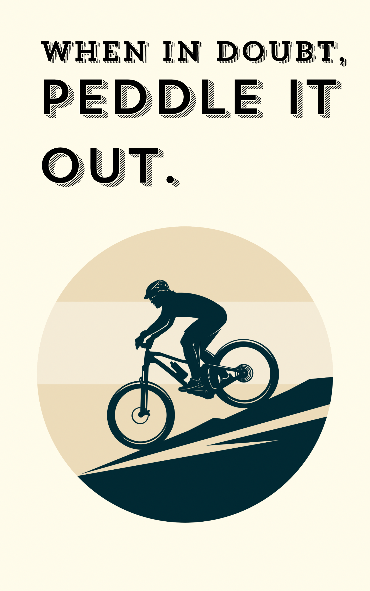 Cycling Wall Print
