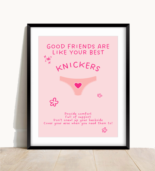 Great Friends. Wall Print