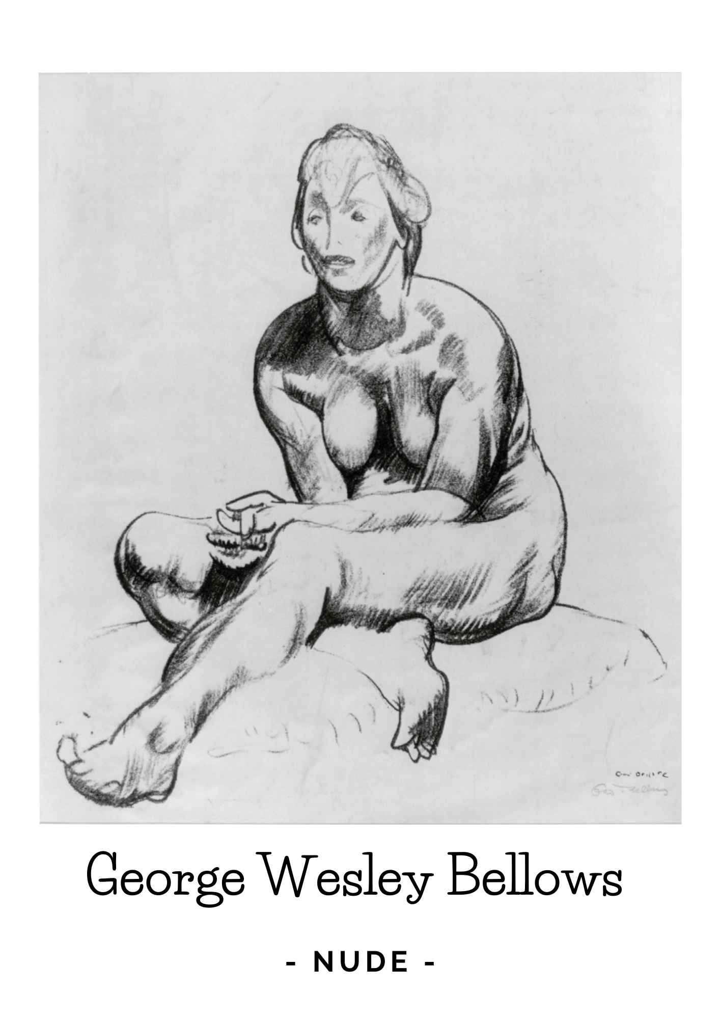 George Wesley Bellows, Nude Print