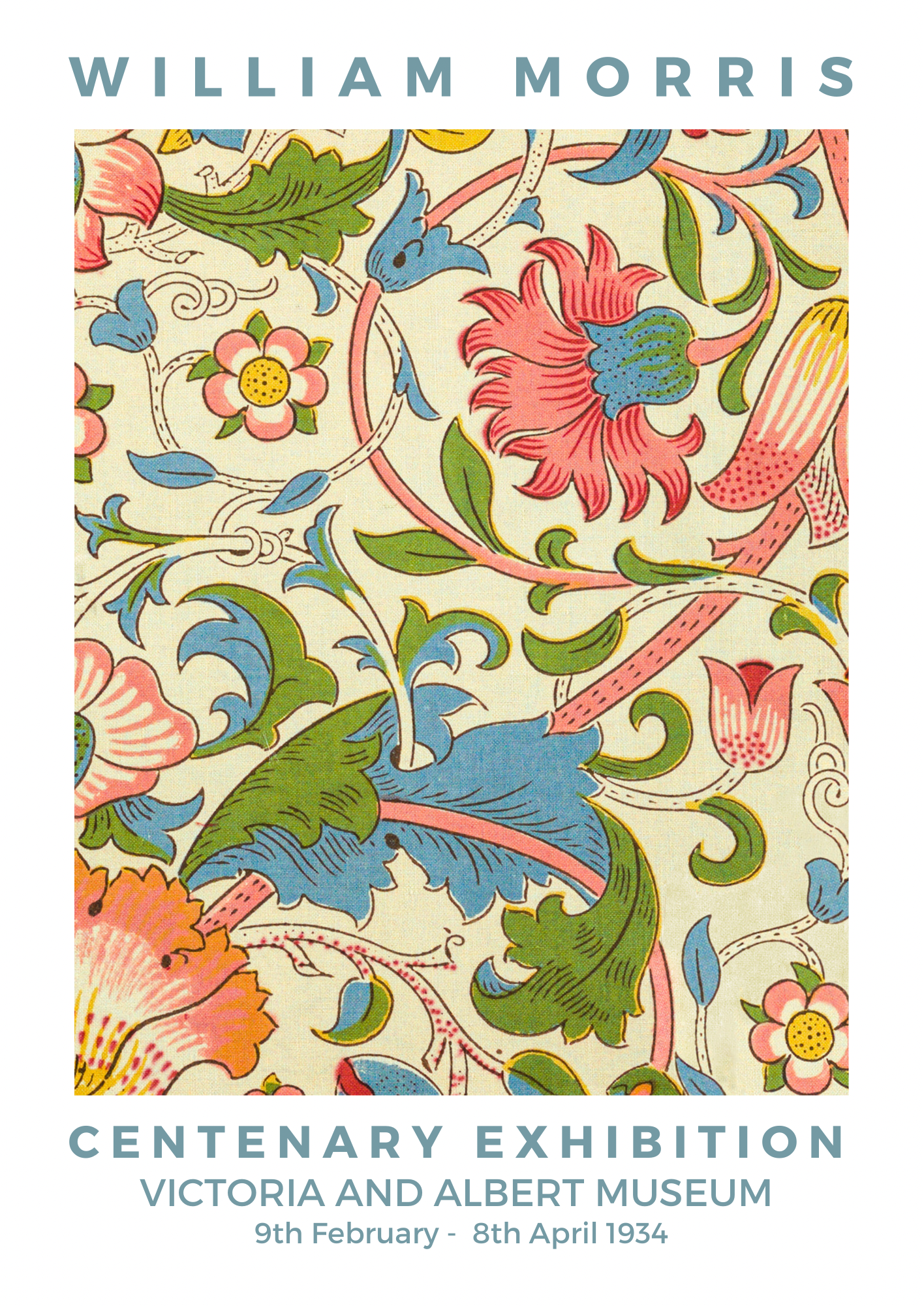 William Morris Print, Lodden Pattern