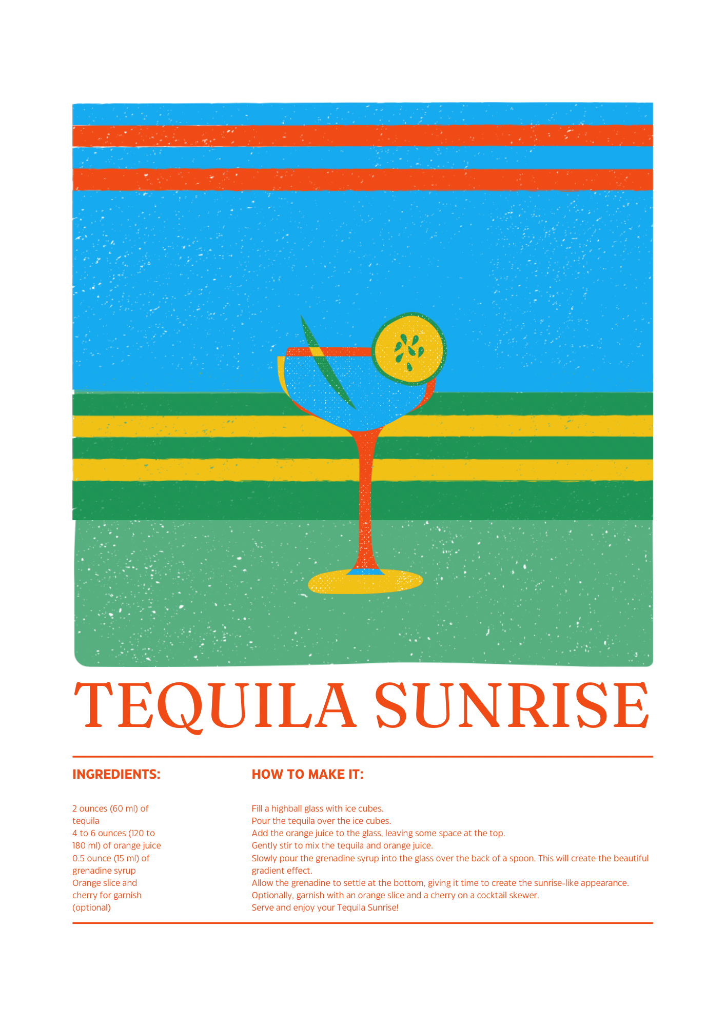 Cocktails Print