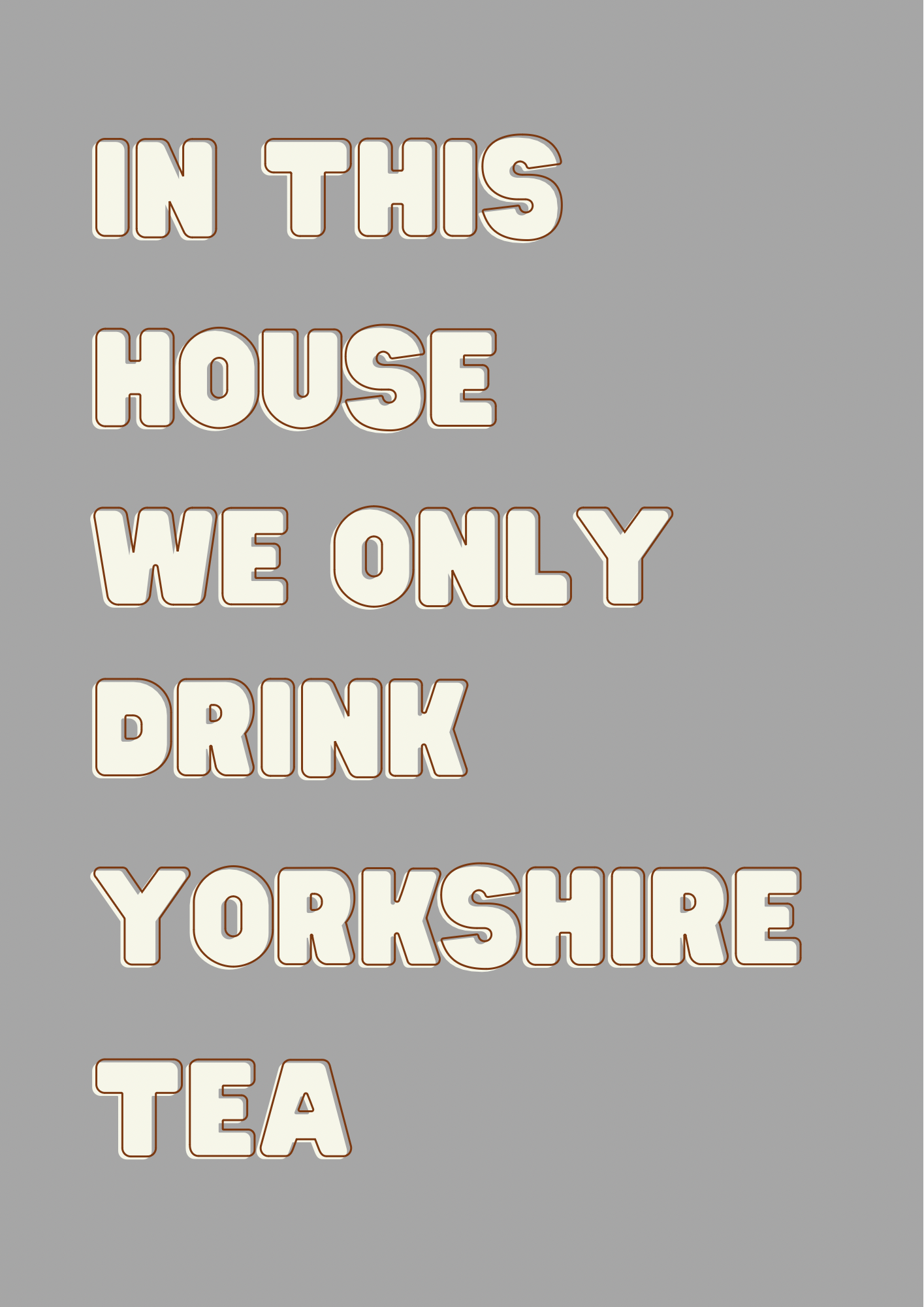 Yorkshire Tea Print