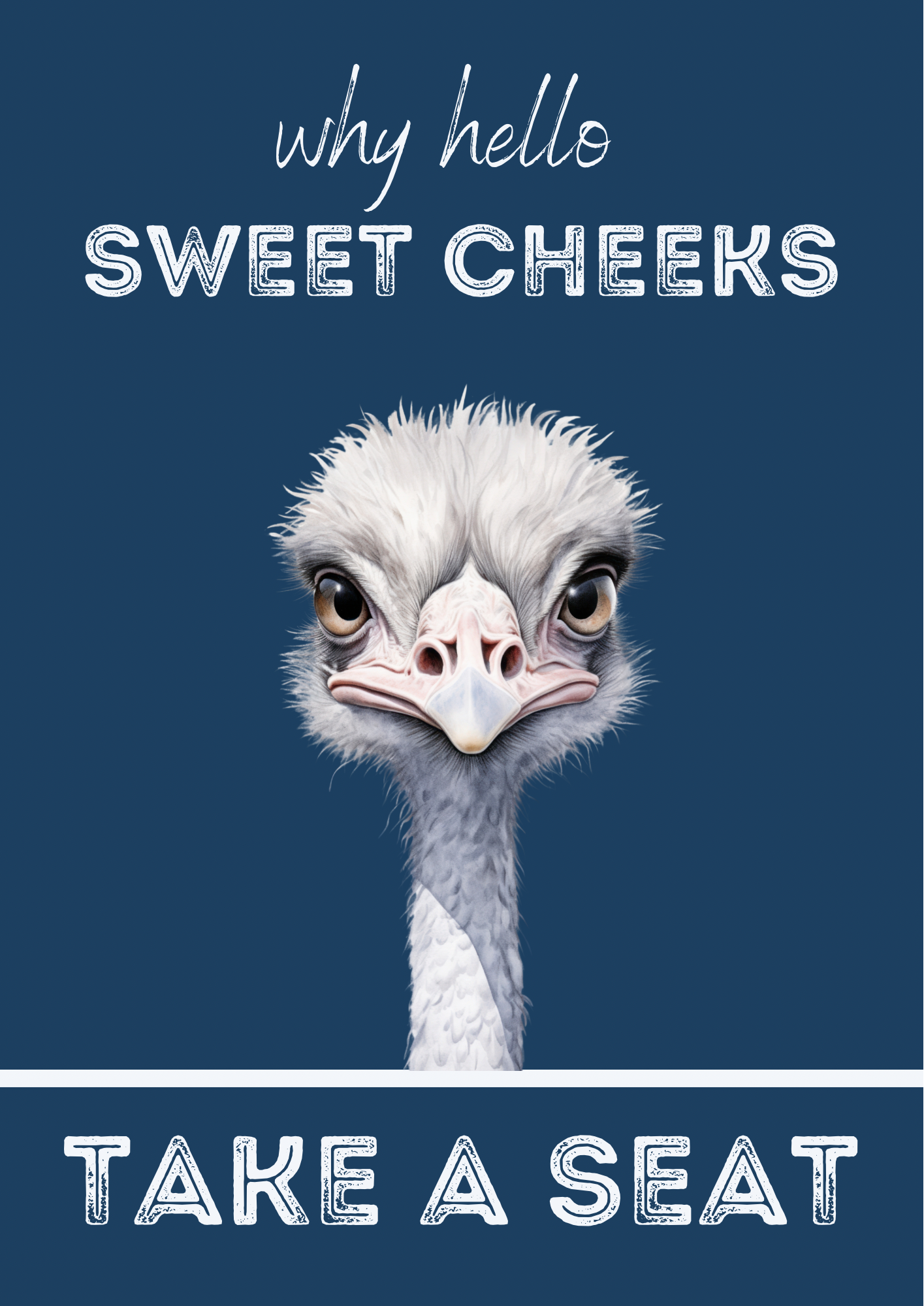 Hello Sweet Cheeks Print