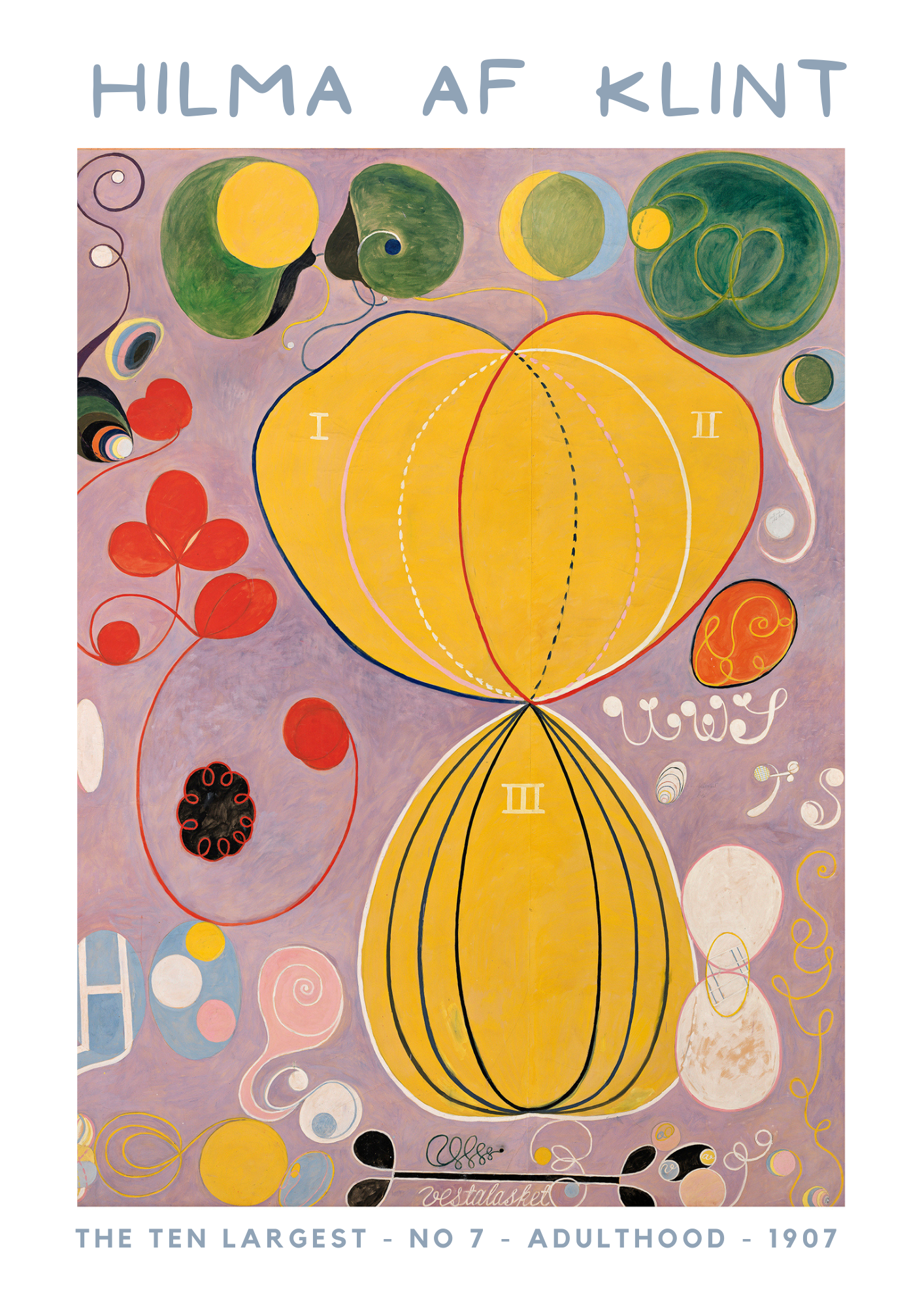 Hilma Af Klint, The Ten Largest No 7, Adulthood Print