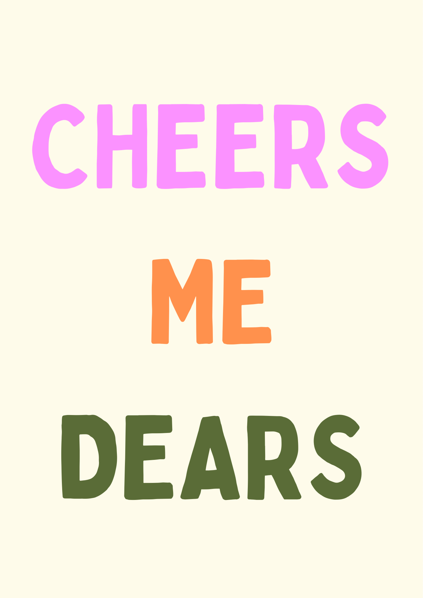 Cheers Wine Print