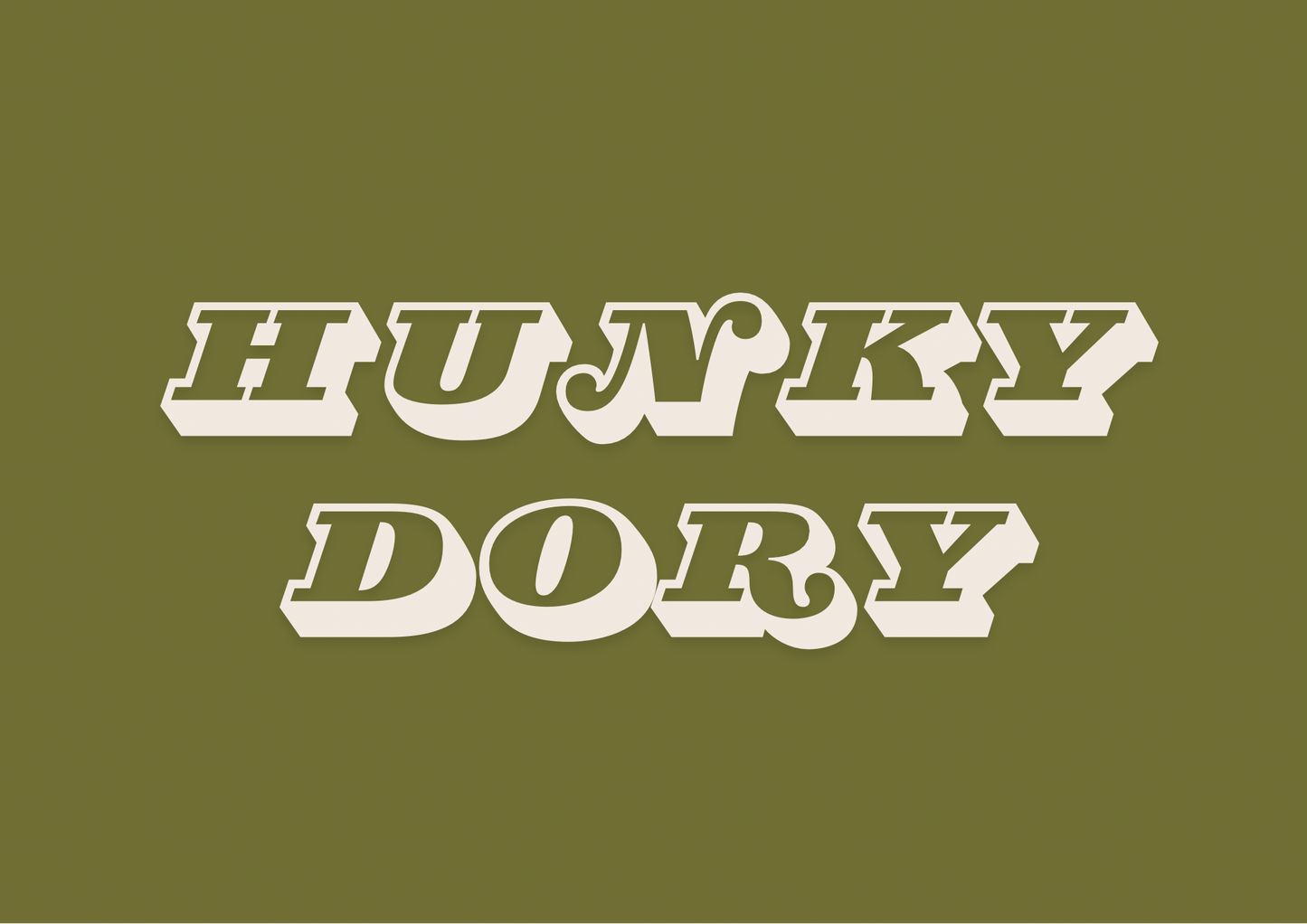 Hunky Dory Wall Print