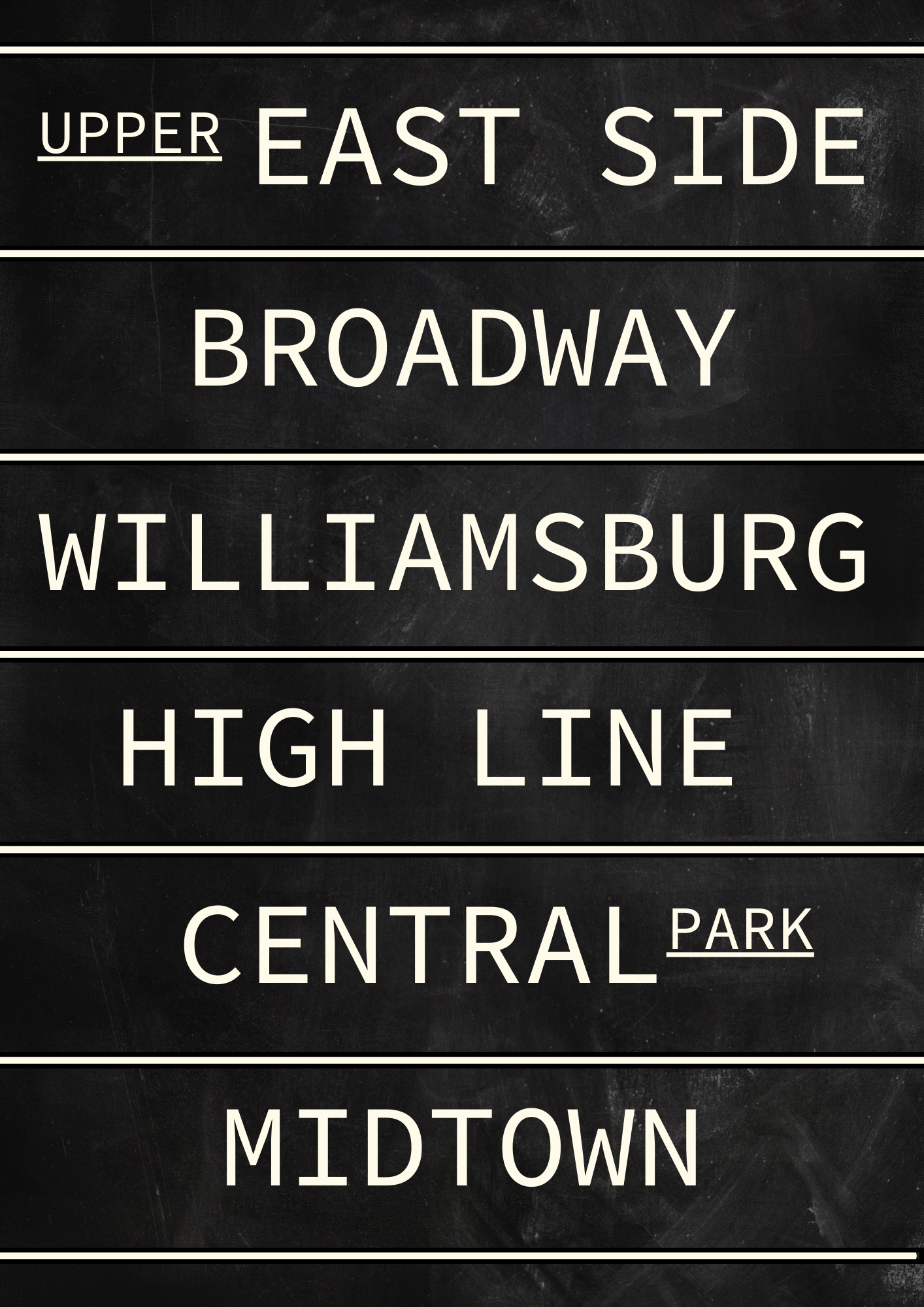 New York Subway Print