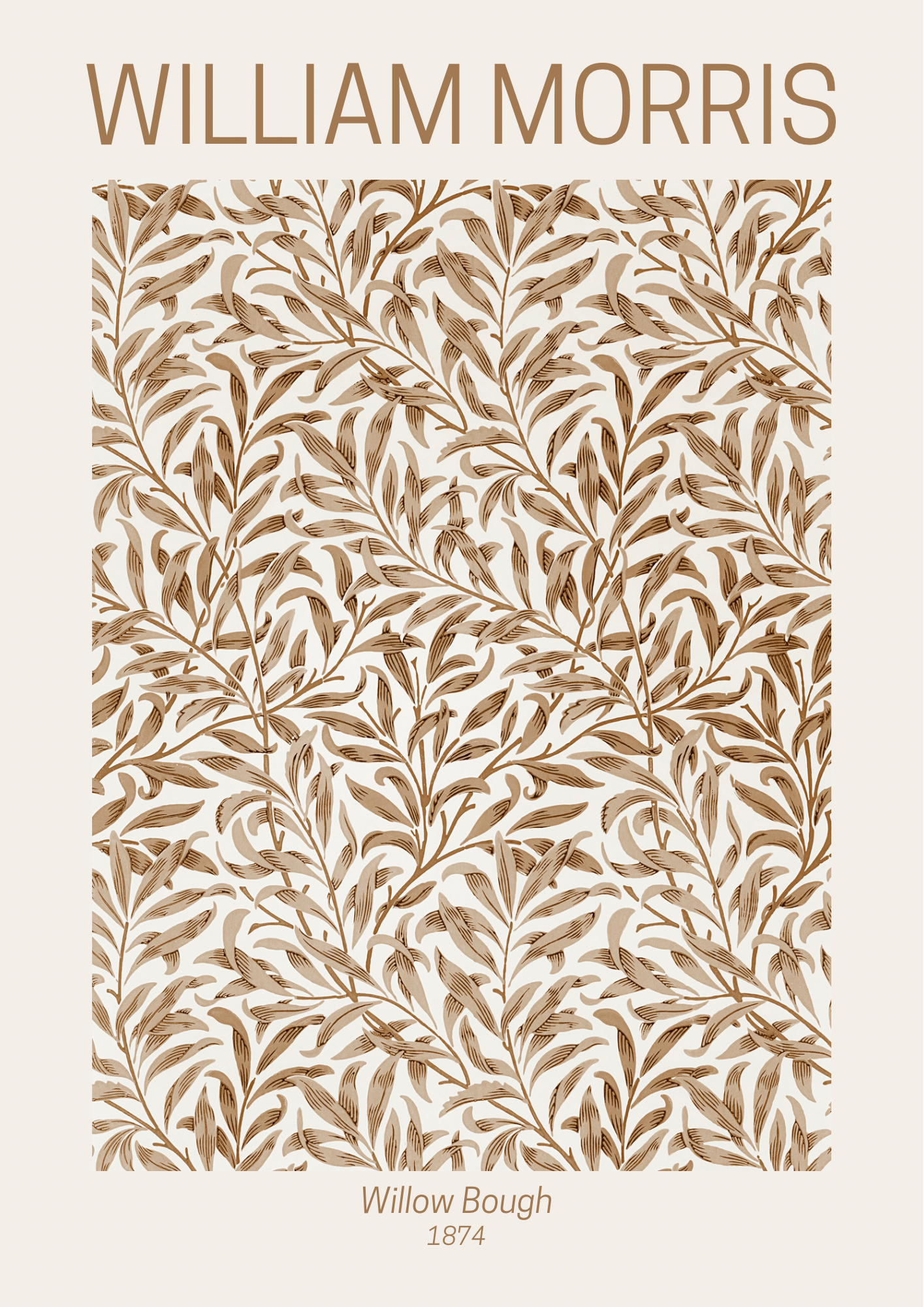 William Morris Print, Willow Bough