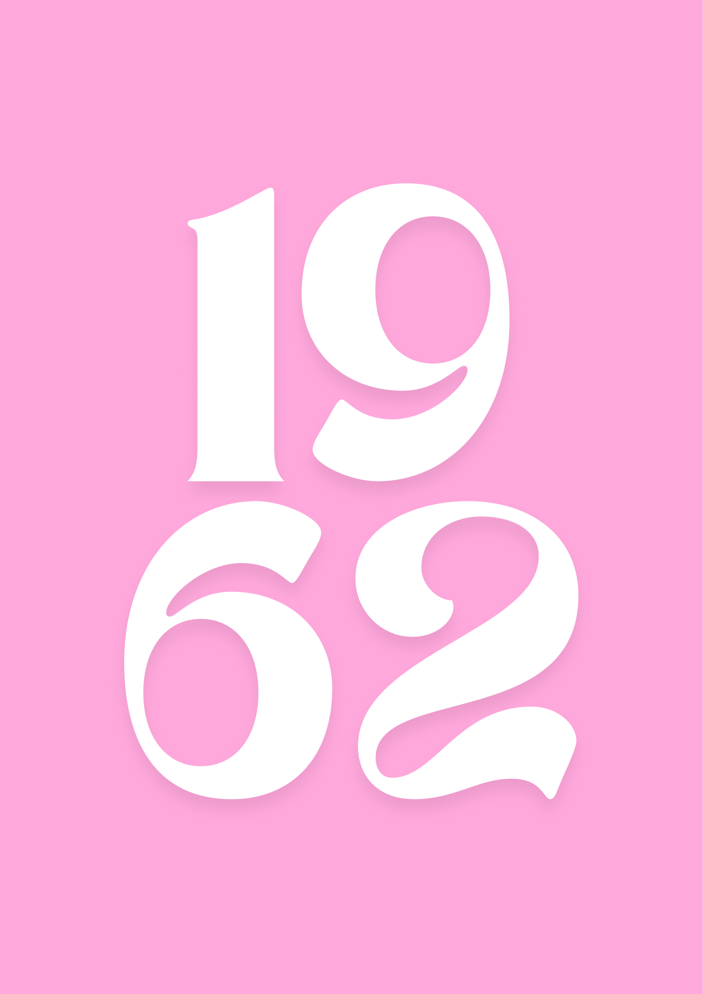 Personalised Year Wall Print