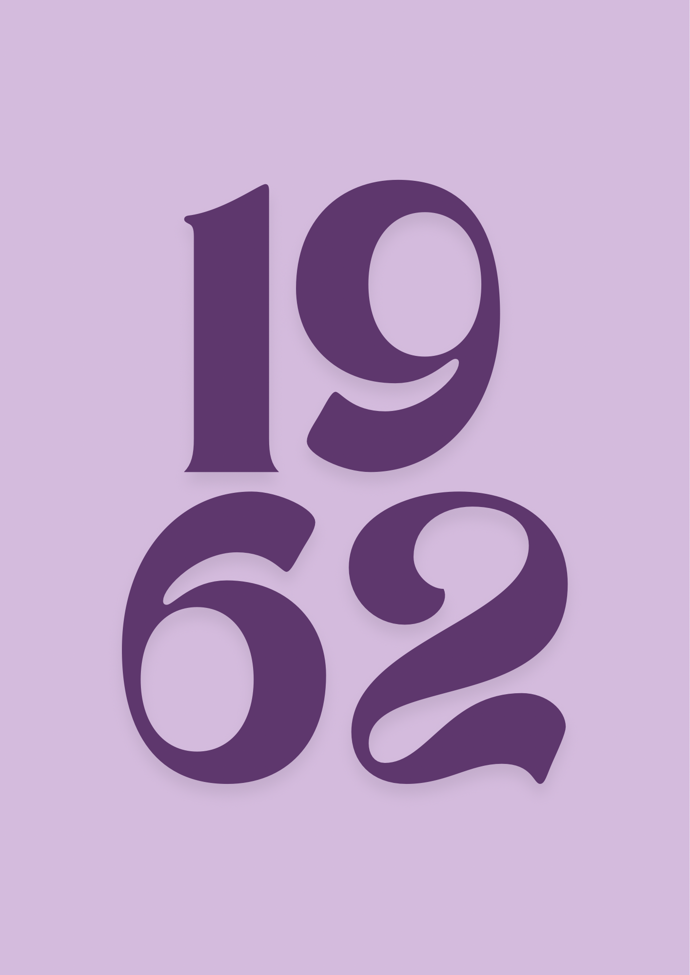 Personalised Year Wall Print