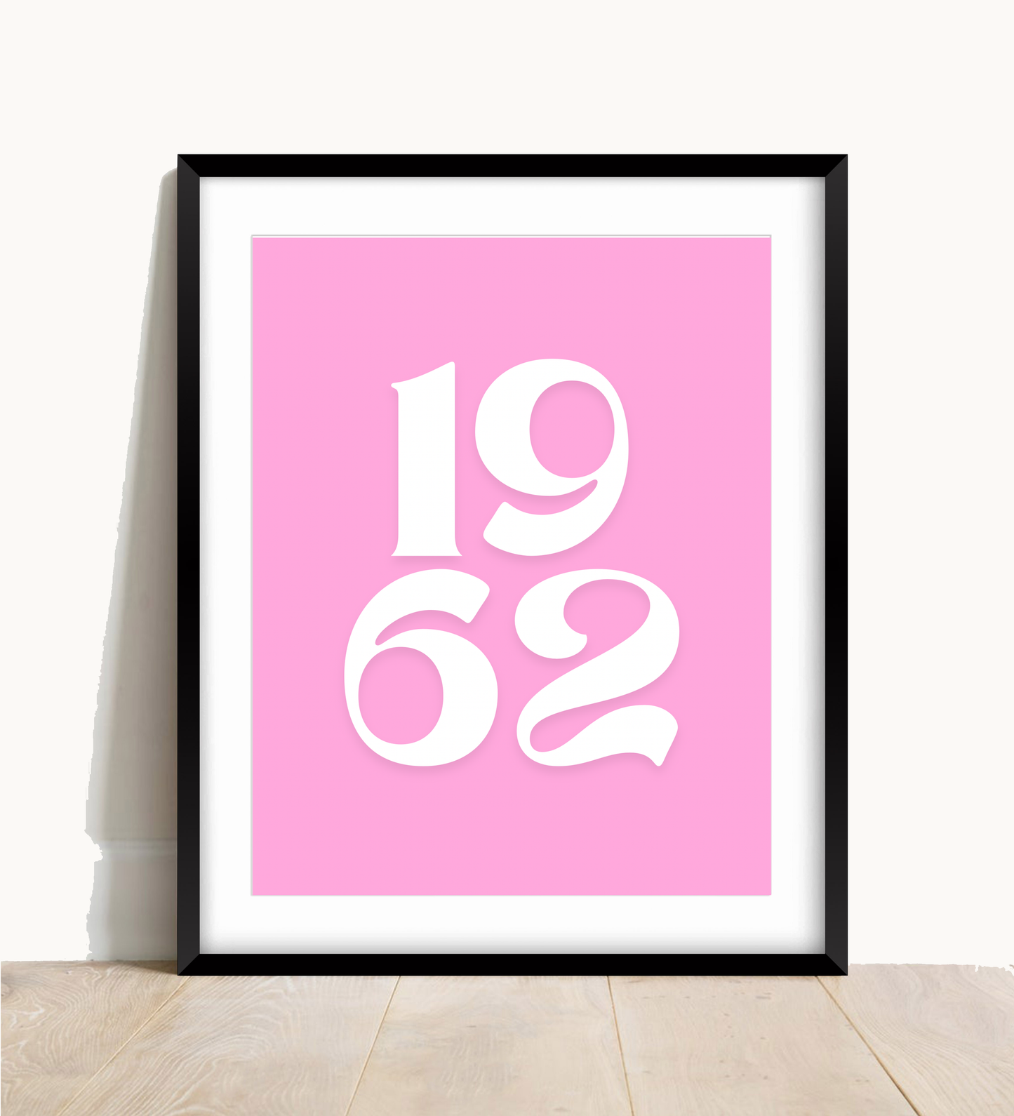 Personalised Year Wall Print