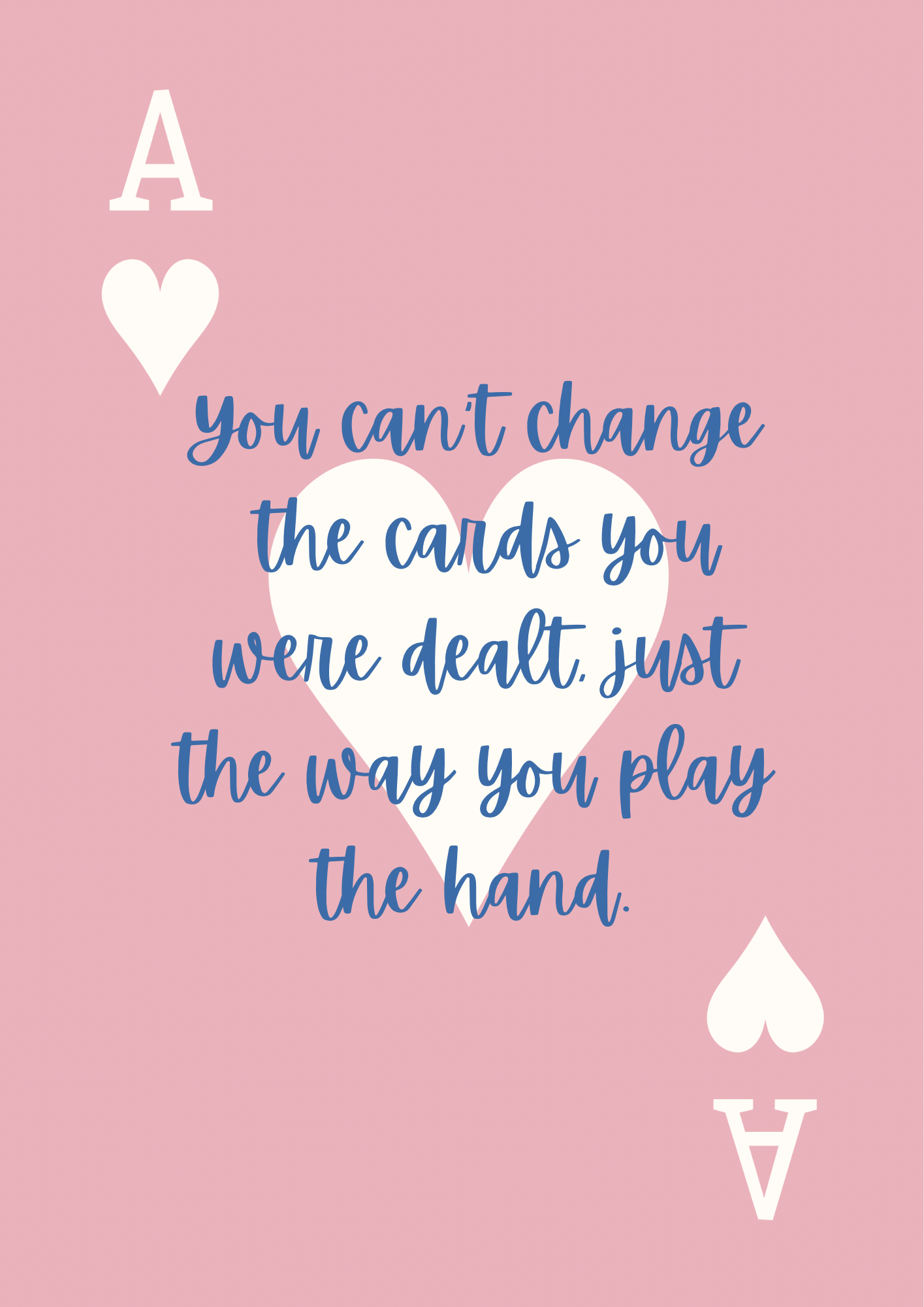 Ace of Hearts Print