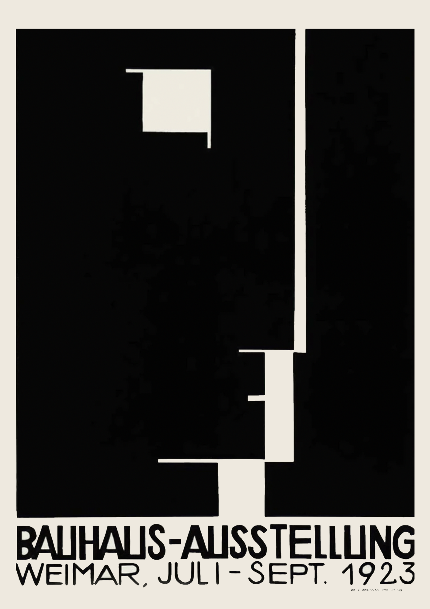 Bauhaus Vintage Print