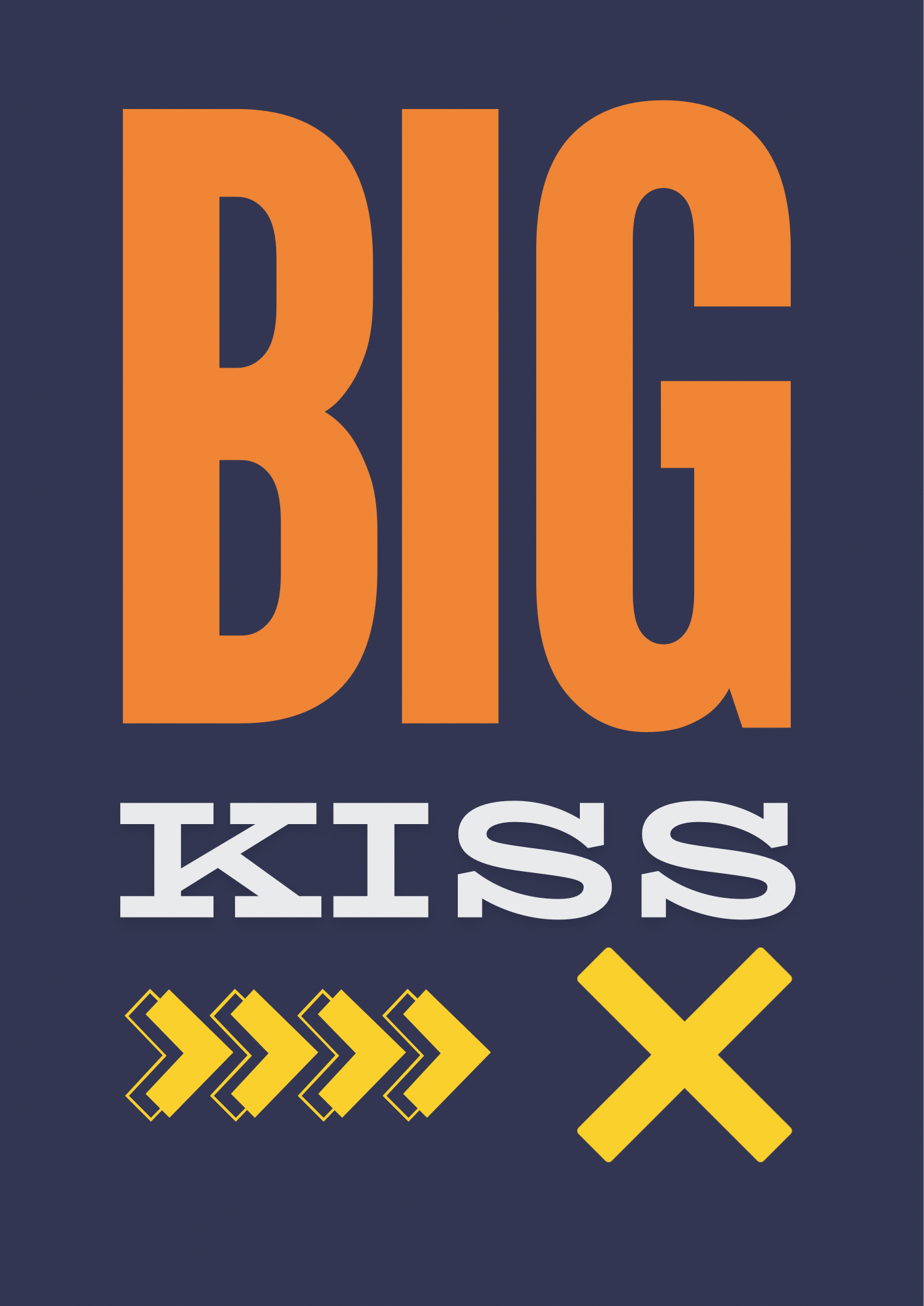 Big Kiss Wall Print