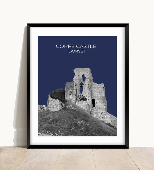 Corfe Castle, Dorset, Print