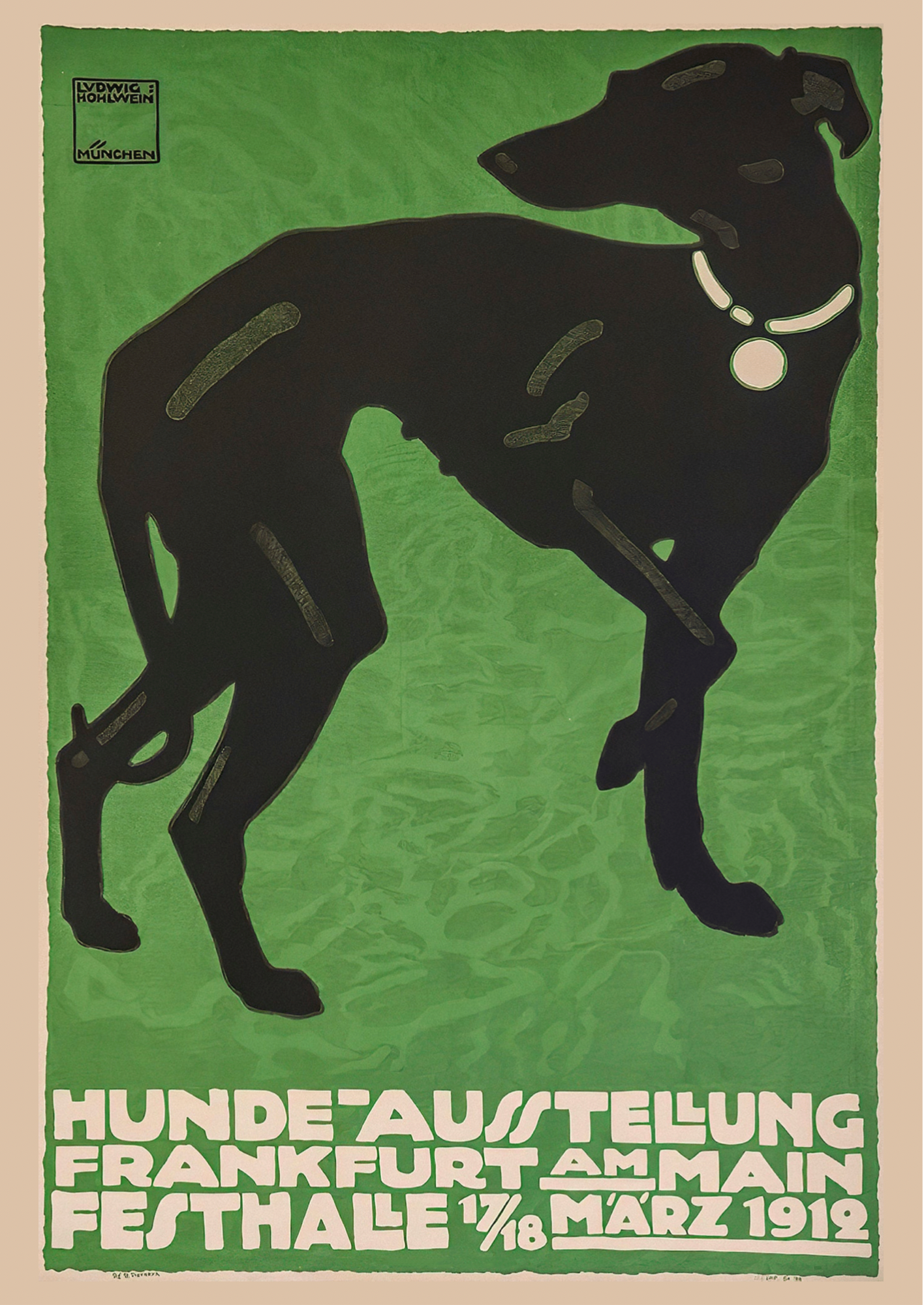 Vintage Greyhound Print