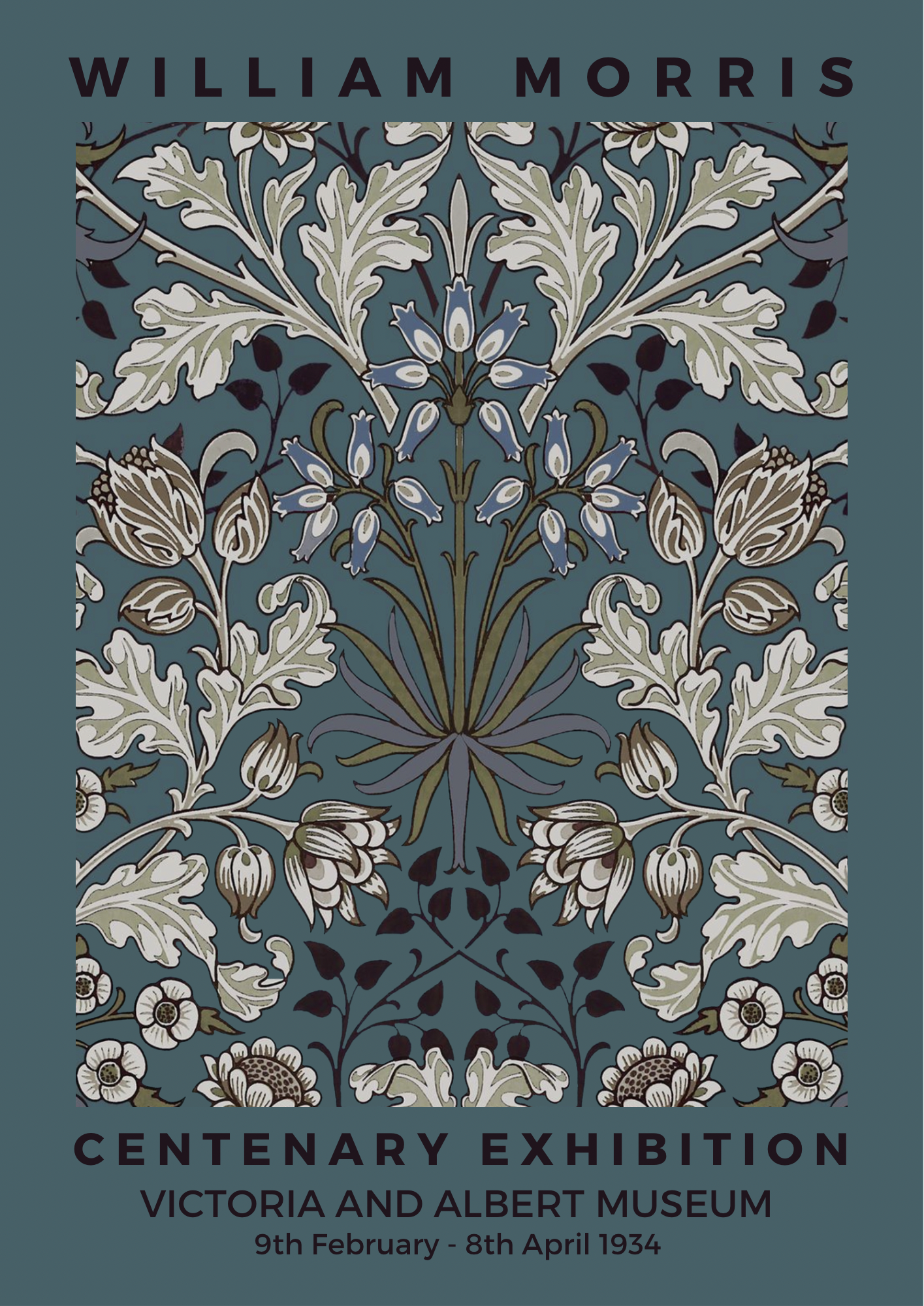 William Morris, Hyacinth Green Print