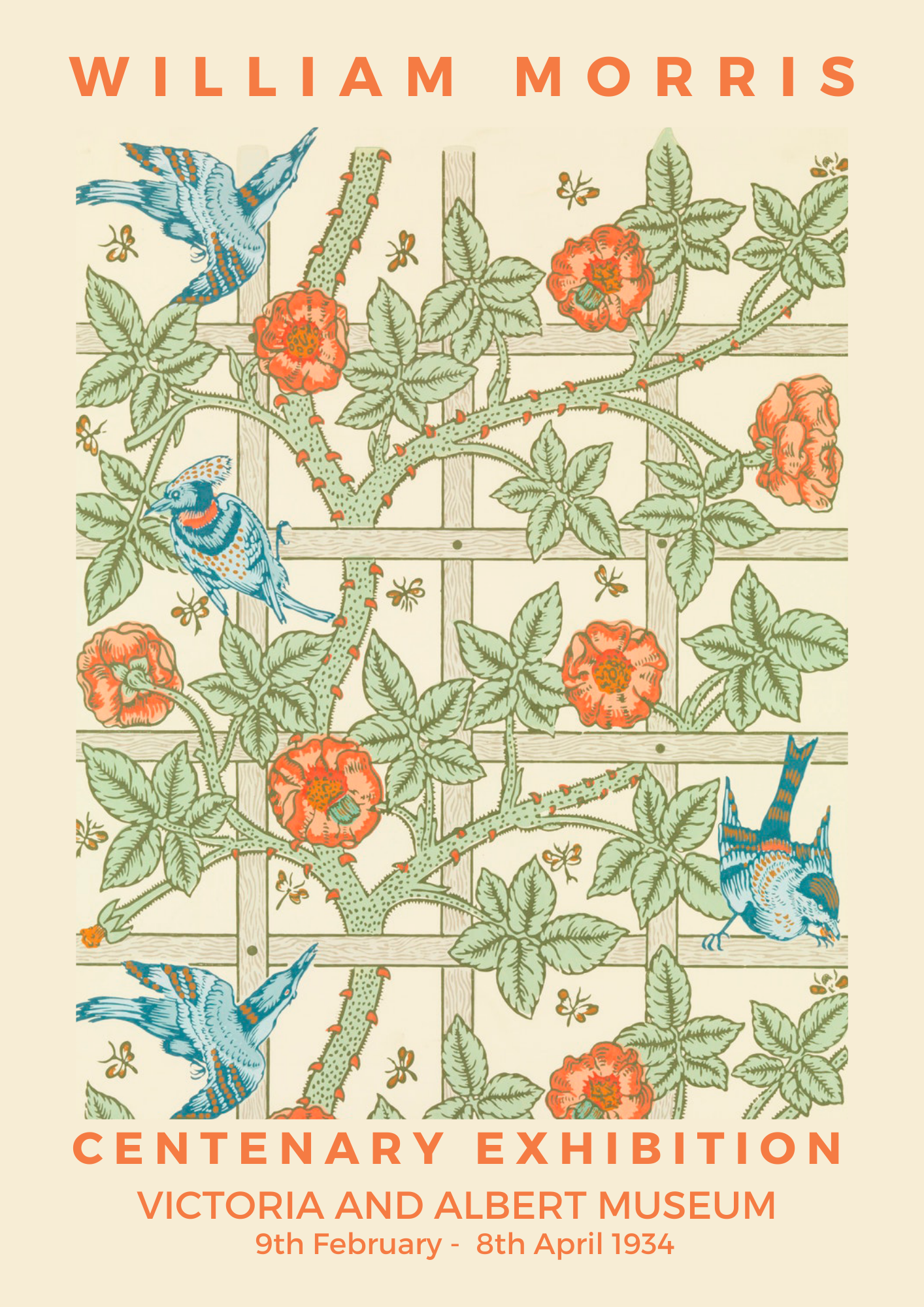 William Morris Trellis Print