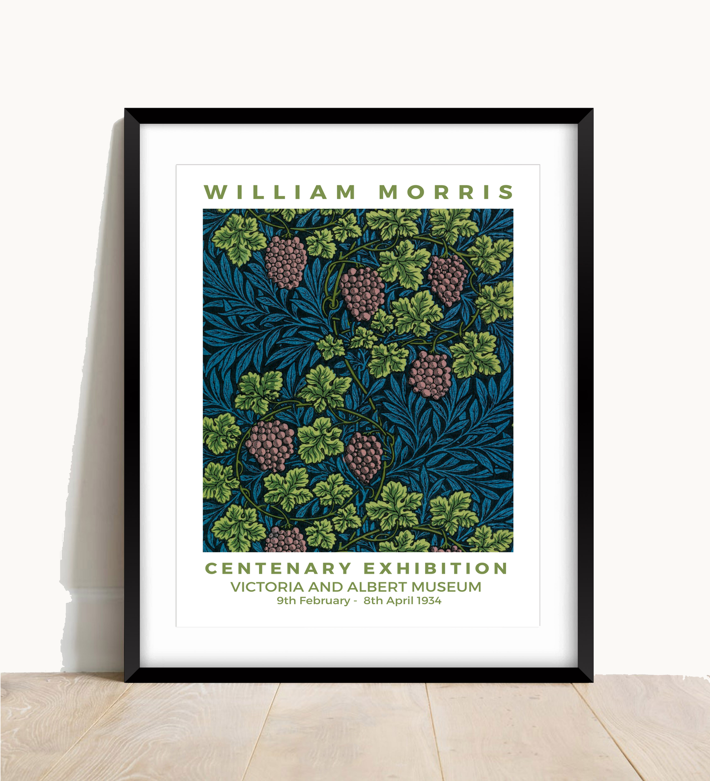William Morris Print, Vine Pattern
