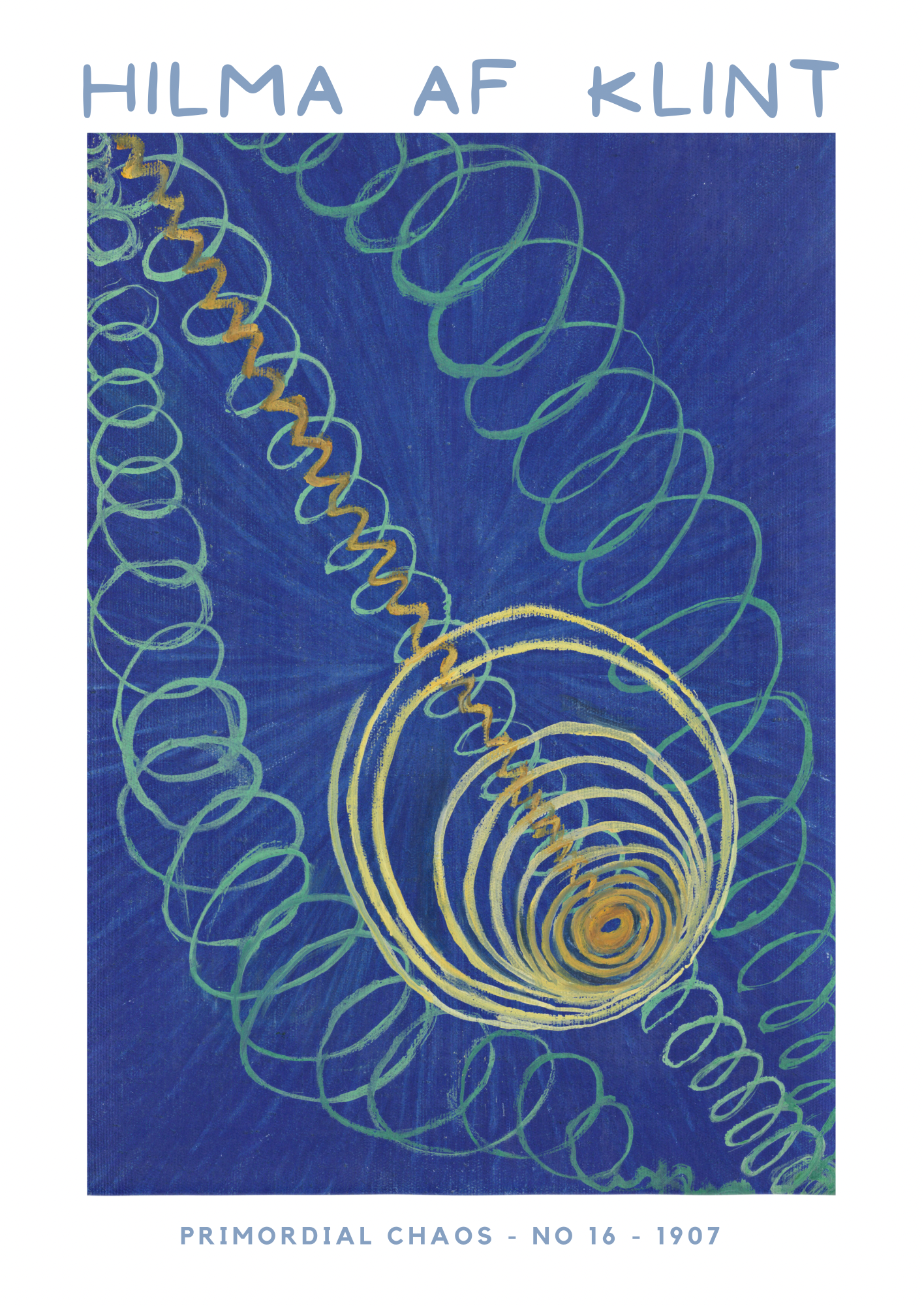 Hilma Af Klint, Primordial Chaos - No 16 Print